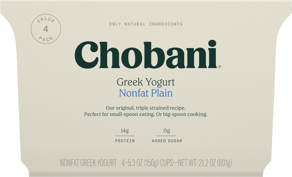 Chobani Non-Fat Plain Greek Yogurt